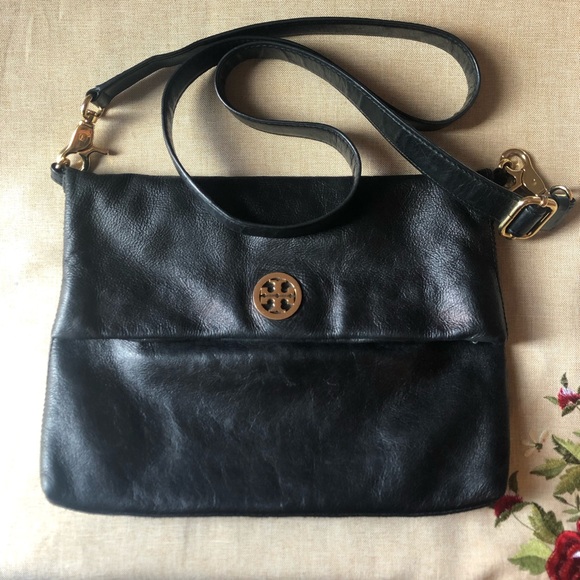 Tory Burch Dena Folded Crossbody Bag - Picture 1 of 8